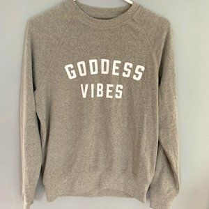 SPIRITUAL GANGSTER GODDESS VIBES SWEATSHIRT SIZE SM